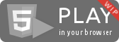 Play (HTML5 Logo by W3C)